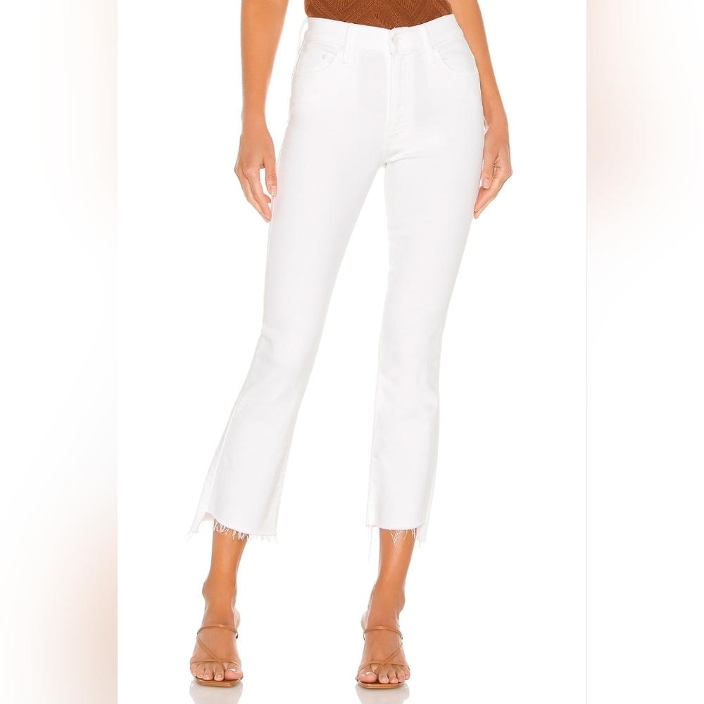 Insider Crop Step Fray Jeans in Fairest of Them All MOTHER 25